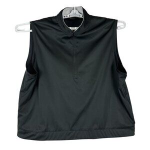 Walter Hagen Essentials Women's Quarter Zip Pullover Top Size XXL Black